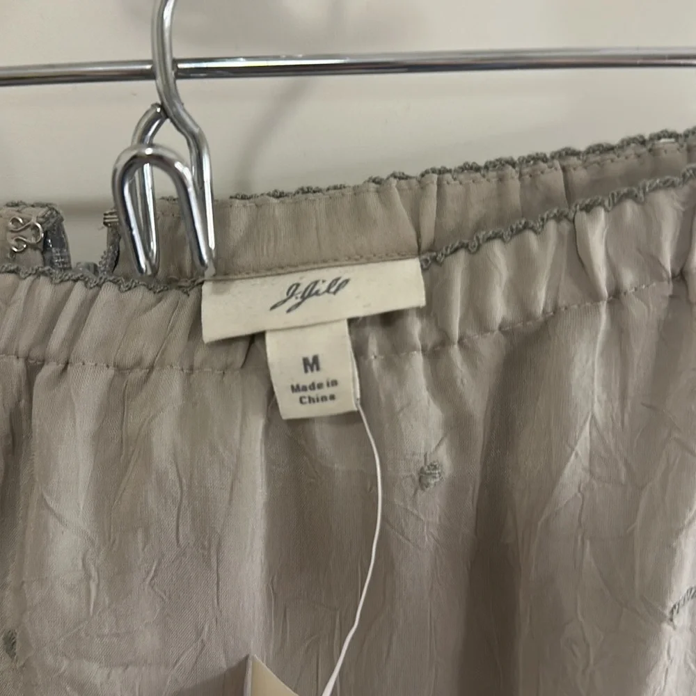 J. Jill Vintage Eucalyptus Skirt, Gray, Medium - Picture 6 of 7